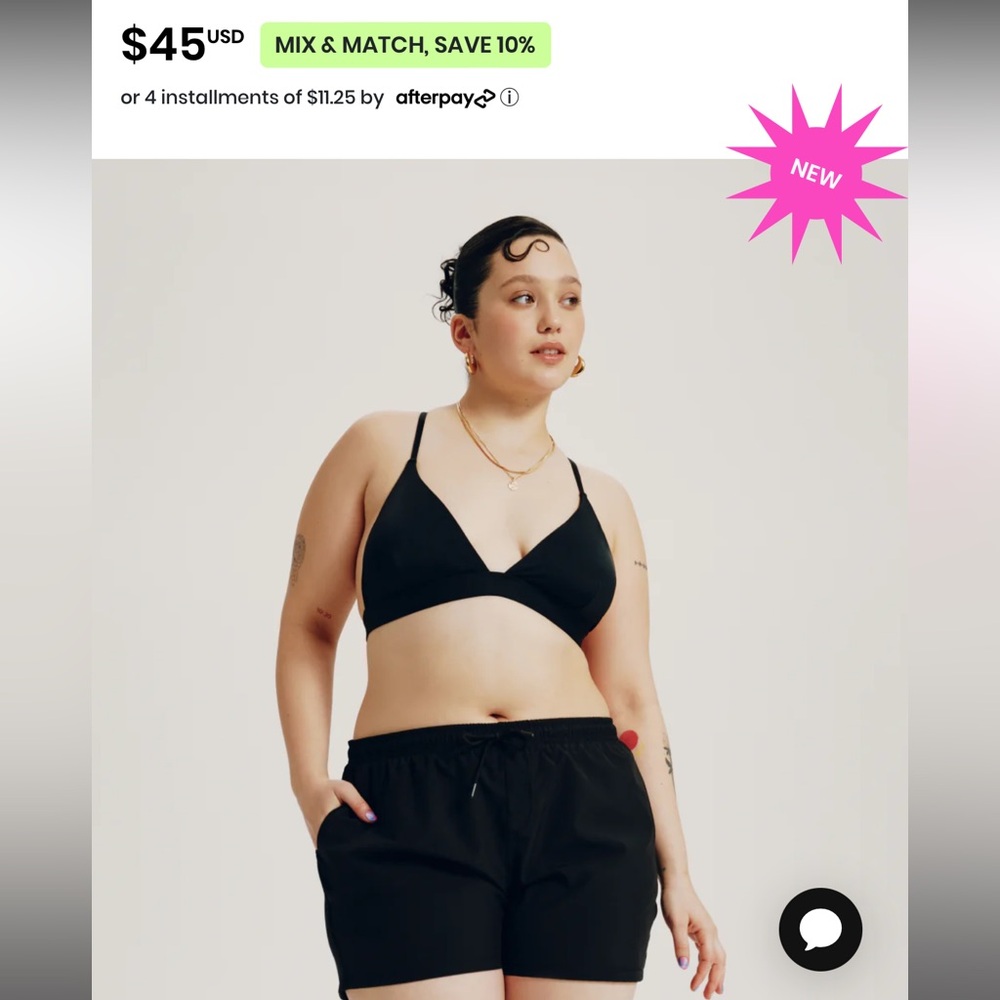 Period swim shorts